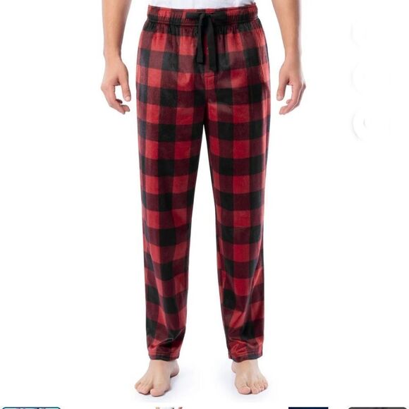 Men’s Fruit of The Loom Comfy Cozy Lounge Fleece Pajama Pants 2-Pack Size L - Picture 6 of 16